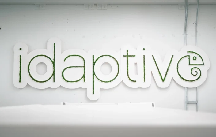 Harf içine yosun dolgu yosu duvar